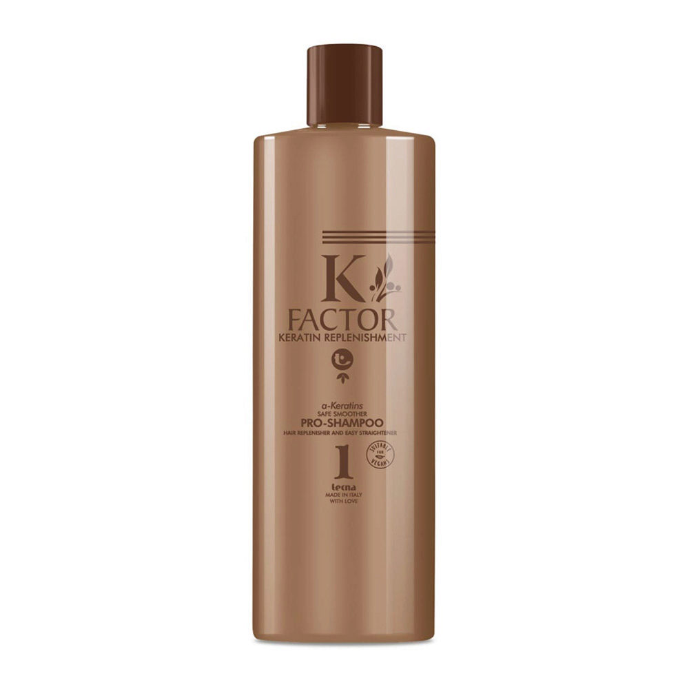 Tecna K Factor Safe Smoother Pro Shampoo 1 500ml - shampoo with keratin