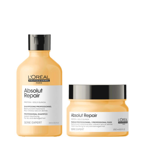 L'Oréal Professionnel Paris Serie Expert Absolut Repair Shampoo 300ml Mask 250ml