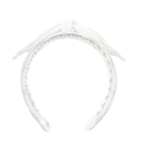 Invisibooble Nordic Breeze White Headband with Bow