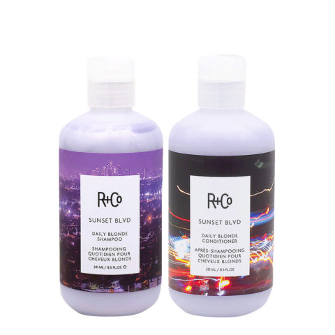 R+Co Sunset Blvd Kit Blonde Hair Shampoo 241ml  Conditioner 241ml