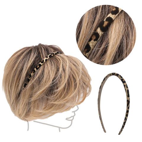 VIAHERMADA Black Spotted Hair Band