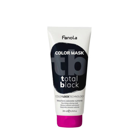 Fanola Color Mask Total Black 200ml - semi-permanent black color