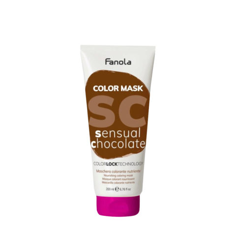 Fanola Color Mask Sensual Chocolate 200ml - semi-permanent chocolate color