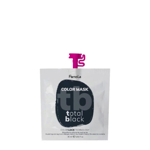 Fanola Color Mask Total Black 30ml - semi-permanent black color