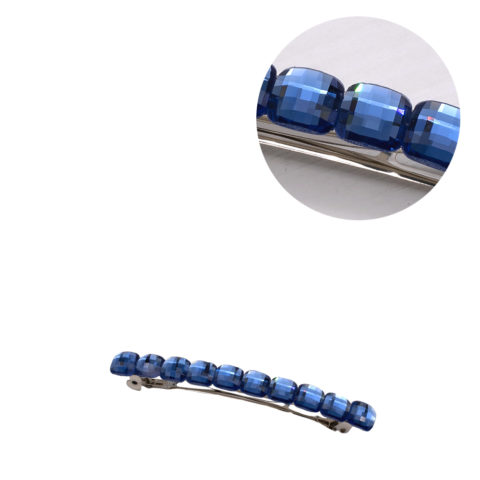 VIAHERMADA Matic Hair Clip with Blue Crystals