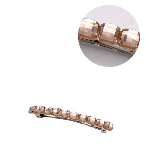 VIAHERMADA Matic Hair Clip with Rose Gold Crystals