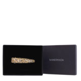 VIAHERMADA Hair Clip with anthracite glass Beads