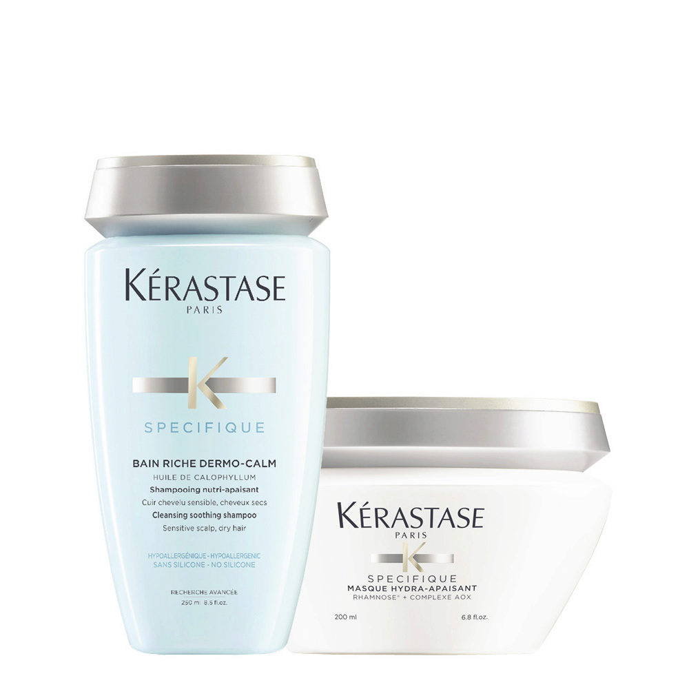 Kerastase Specifique Bain Riche Dermo Calm 250ml Hydra Apaisant Masque 200ml