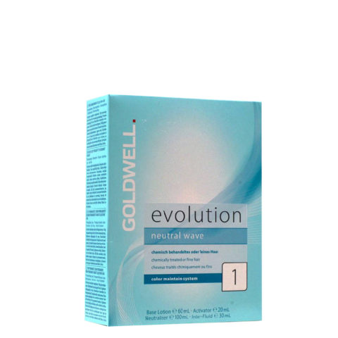 Goldwell Evolution Neutral Wave 1 Set - Perm set for chemically treated or fine hair