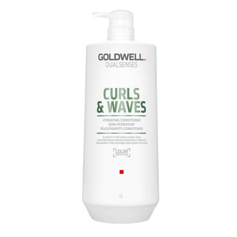 Goldwell Dualsenses Curls & Waves Hydrating Conditioner 1000ml - moisturizing conditioner for curly or wavy hair