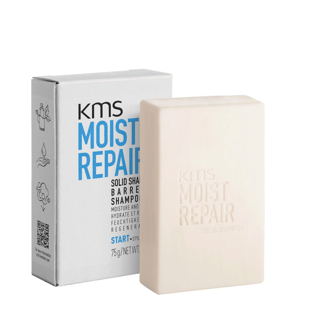 Kms Moist Repair Solid Shampoo 75 gr - solid shampoo for damaged hair