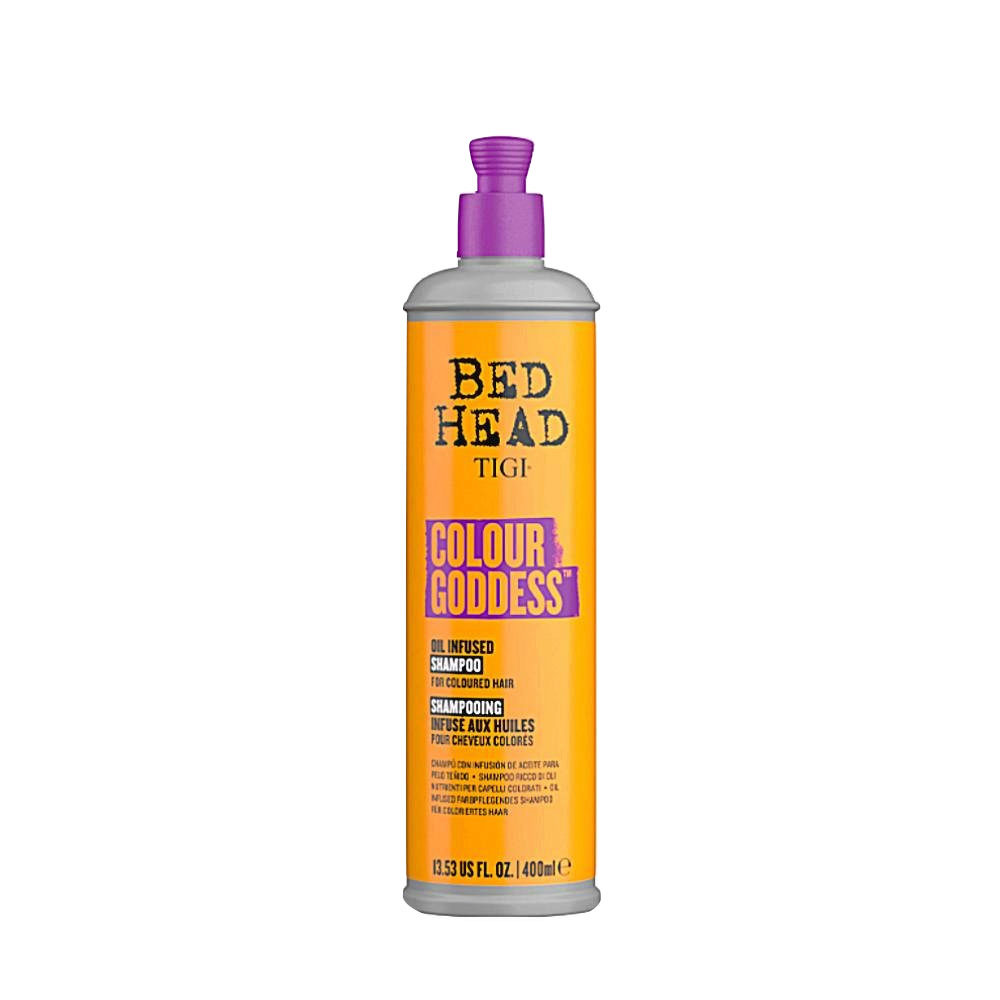 Tigi Bed Head Colour Goddess Oil Infused Shampoo 400ml - shampoo for colored hair