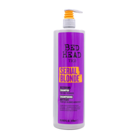 Tigi Bed Head Serial Blonde Shampoo 970ml - shampoo for damaged blonde hair