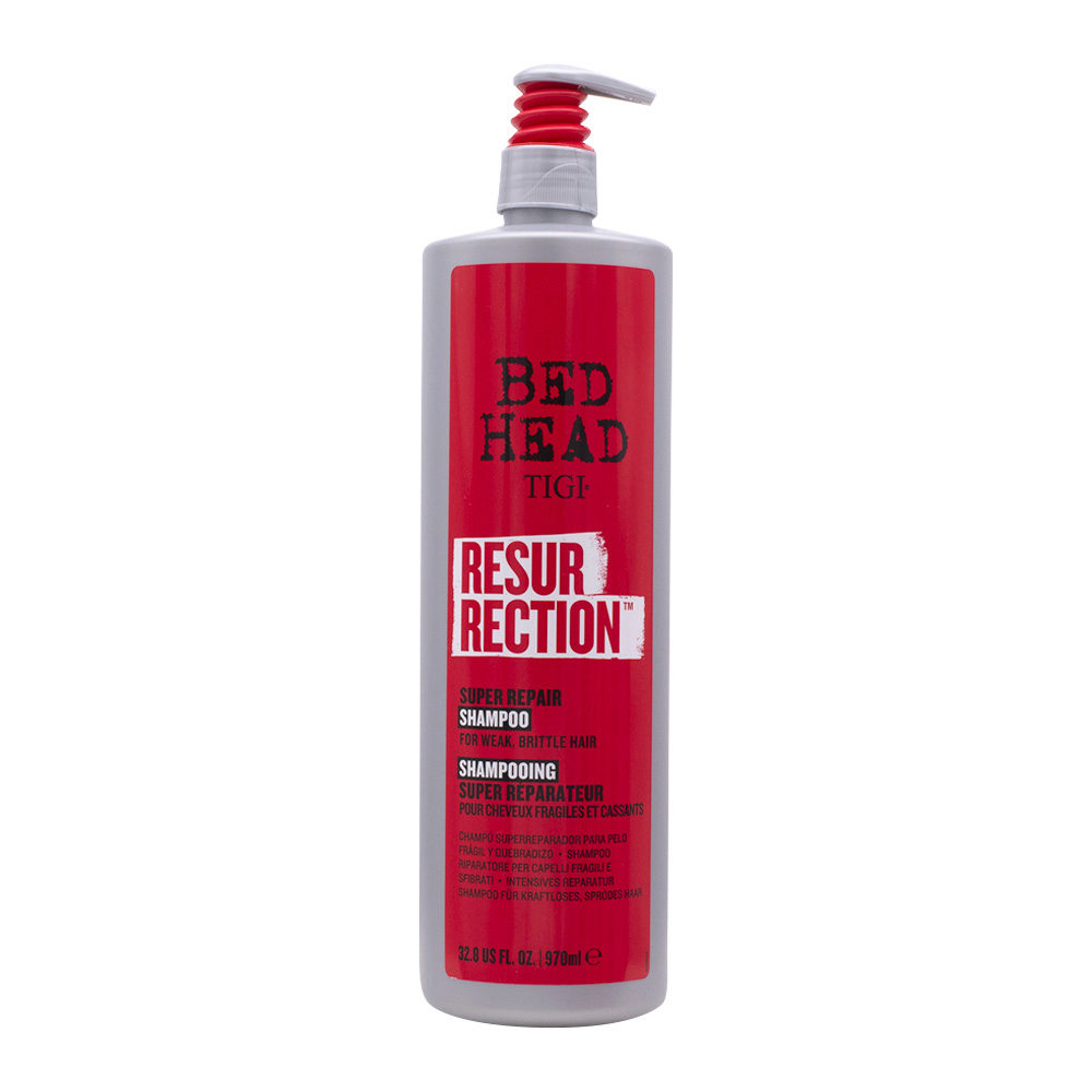 Tigi Bed Head Resurrection Super Repair Shampoo 970ml - shampoo for damaged hair