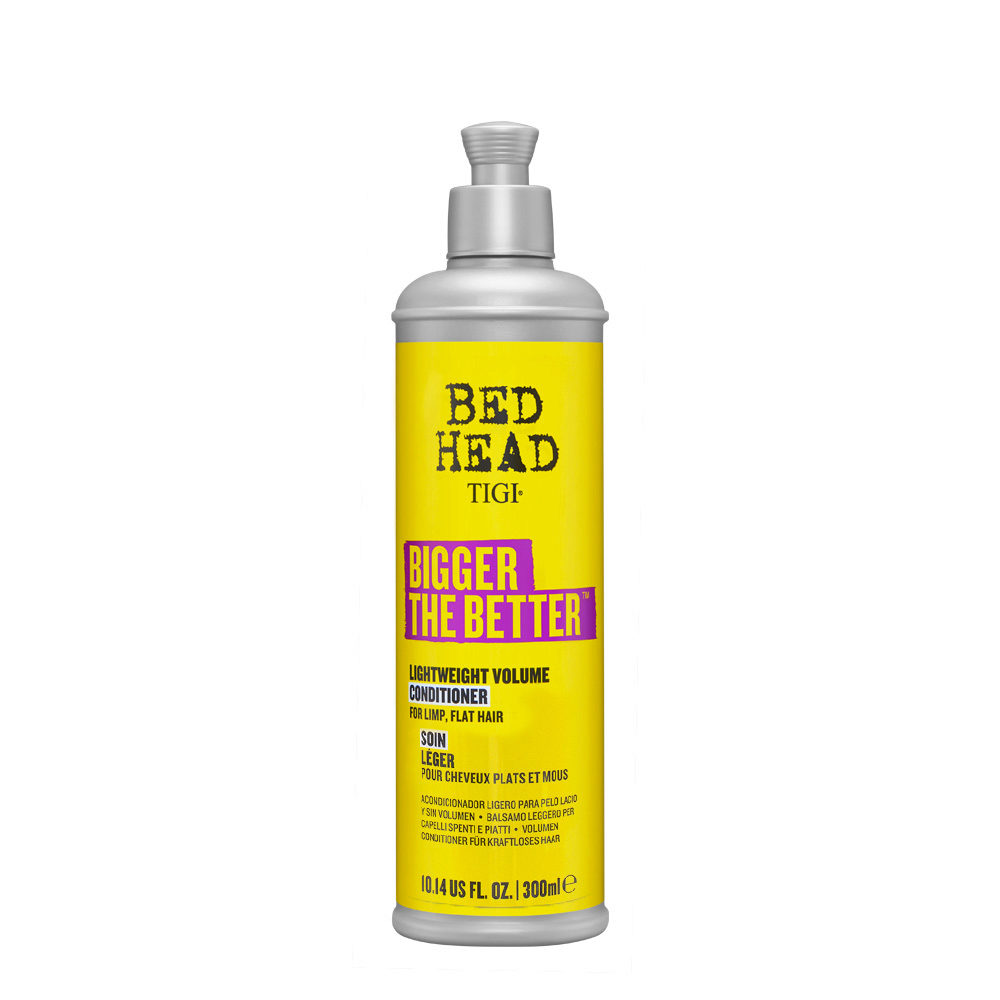 Tigi Bed Head Bigger The Better Lightweight Volume Conditioner 300ml - conditioner for fine hair