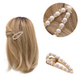 VIAHERMADA Hair Clip with  beads and glass rhinestones