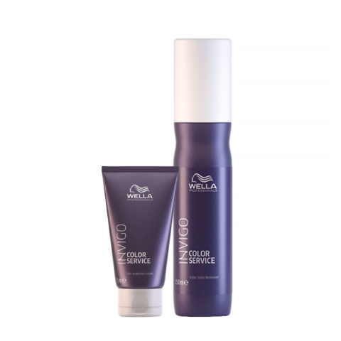 Wella Invigo Color Pre color skin protection cream 75ml + Color Remover 150ml