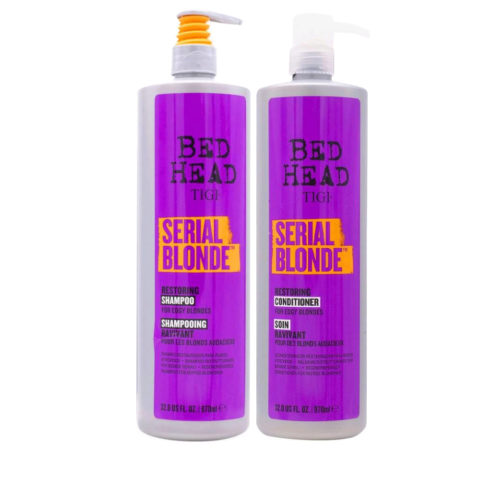 Tigi Bed Head Serial Blonde Shampoo 970ml Conditioner 970ml