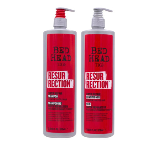 Tigi Bed Head Resurrection Super Repair Shampoo 970ml Conditioner 970ml