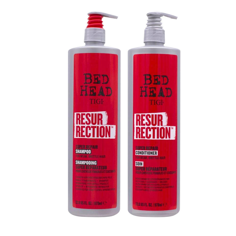 Tigi Bed Head Resurrection Super Repair Shampoo 970ml Conditioner 970ml