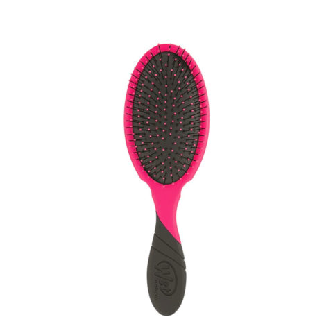 WetBrush Pro Detangler Black - pink brush with ergonomic handle