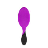 WetBrush Pro Detangler Black - purple brush with ergonomic handle