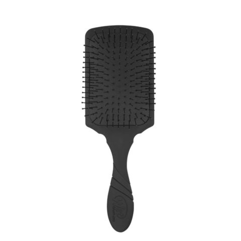 WetBrush Pro Paddle Detangler Black - shower brush with black acquavents holes