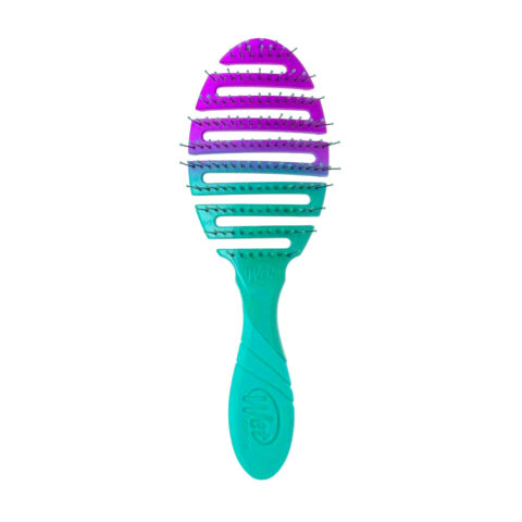 WetBrush Pro Flex Dry Teal Ombre - flexible brush with teal shadows