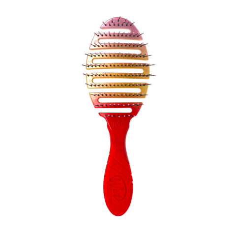 WetBrush Pro Flex Dry Colar Ombre - flexible brush with coral ombre