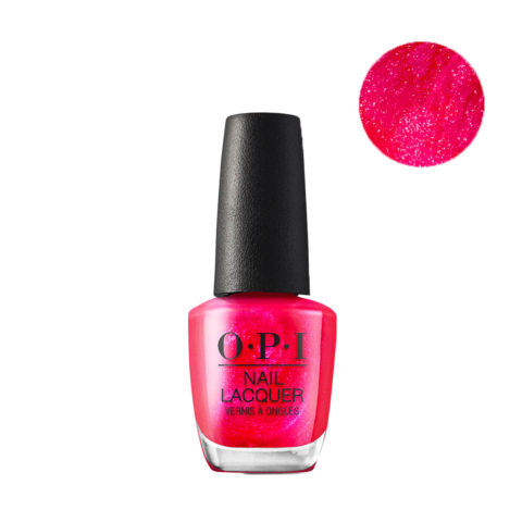 OPI Nail Lacquer NL H22 Funny Bunny 15ml - glitter pink nail polish