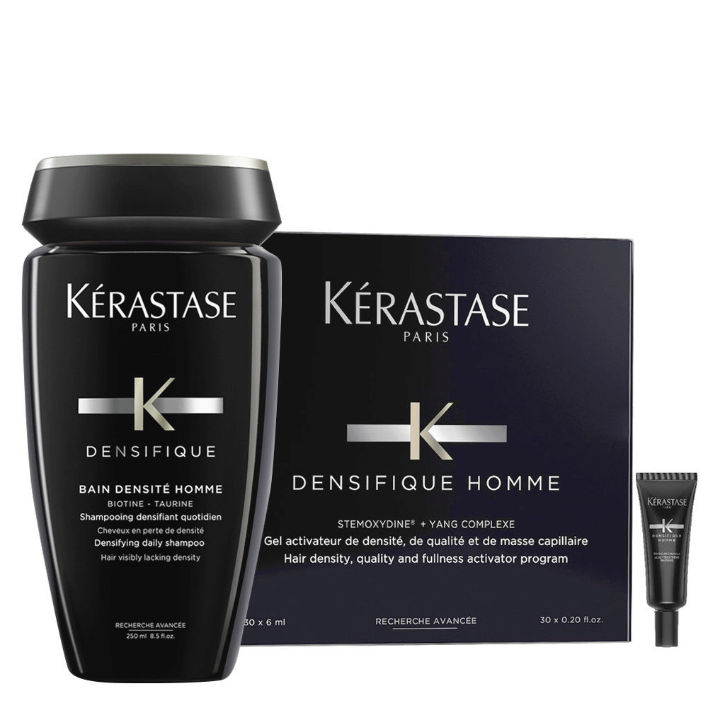 Kerastase Densifique Homme Shampoo 250ml + Densifying Vials 30x6ml - For Hair | Gallery