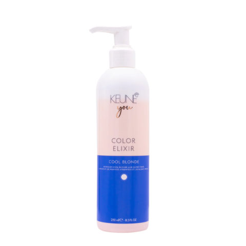 Keune You Color Elixir Cool Blonde 250ml - blonde, white or gray hair