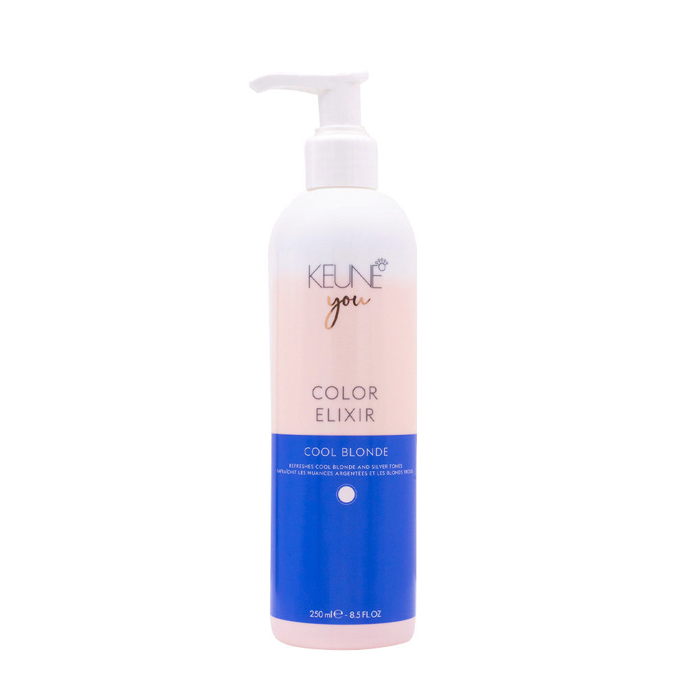 Keune You Color Elixir Cool Blonde 250ml - blonde, white or gray hair