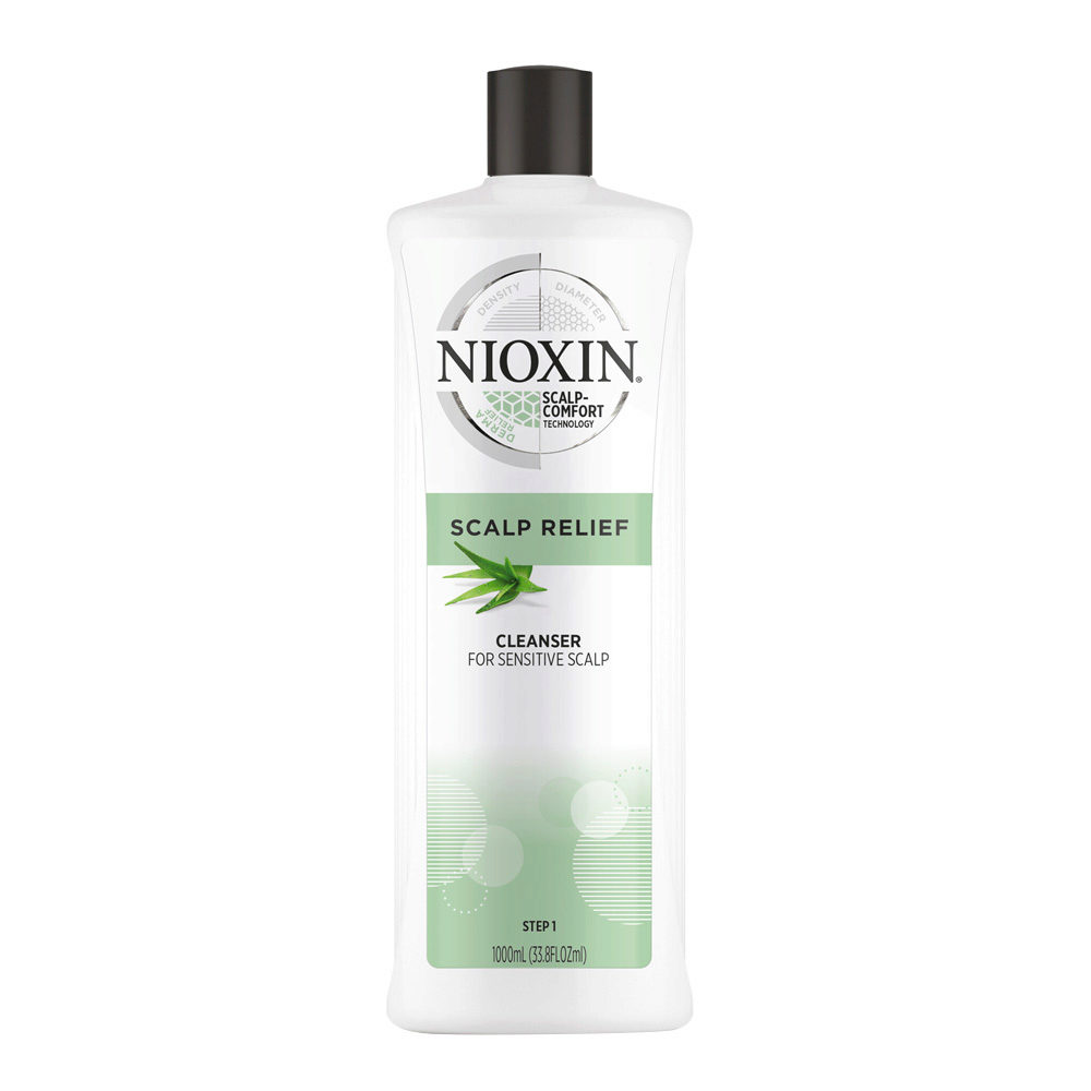 Nioxin Scalp Relief Shampoo 1000ml- shampoo for dry and itchy scalp