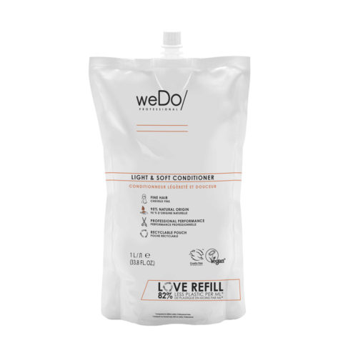 weDo Light & Soft Conditioner Refill 1000ml - conditioner for fine hair