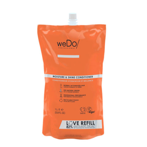 weDo Moisture & Shine Conditioner Refill 1000ml - conditioner for damaged hair