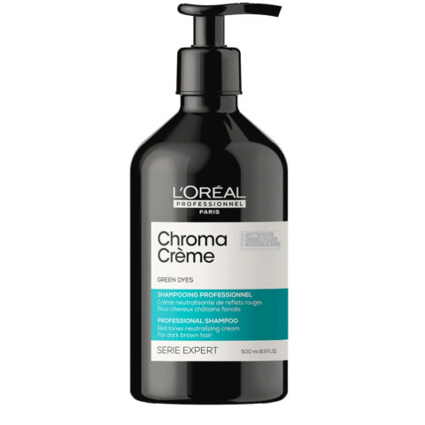 L'Oréal Professionnel Chroma Creme Matte Shampoo 500ml - matte shampoo for dark brown to black hair