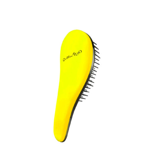 Gettin Fluo Detangler Brush yellow - yellow knot-dissolving brush