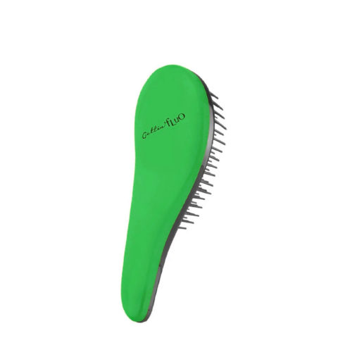 Gettin Fluo Detangler Brush - green brush
