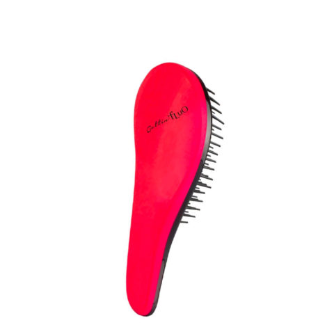 Gettin Fluo Detangler Brush  - fuchsia hair remover brush