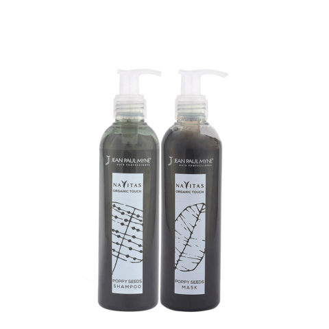 Jean Paul Myne Navitas Organic Touch shampoo Poppy Seeds 250ml Mask Poppy 250ml