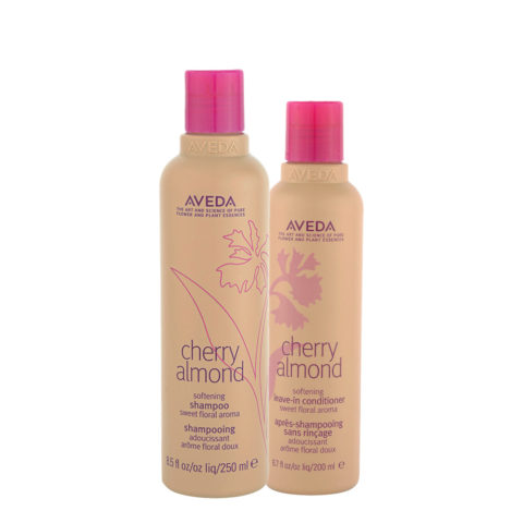 Aveda Cherry Almond Softening Shampoo 250ml Leave In Conditioner 200ml