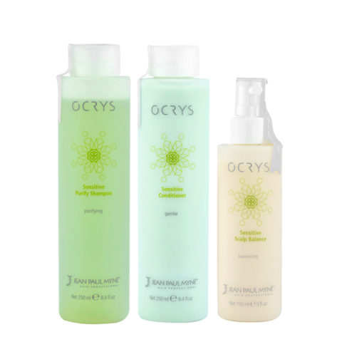 Jean Paul Mynè Ocrys Sensitive Purify Shampoo250ml Conditioner250ml Scalp Balance Spray 150ml