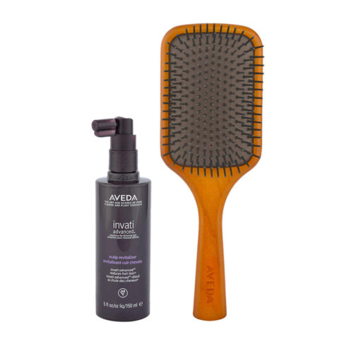 Aveda Invati Advanced Scalp Revitalizer 150ml Paddle Brush