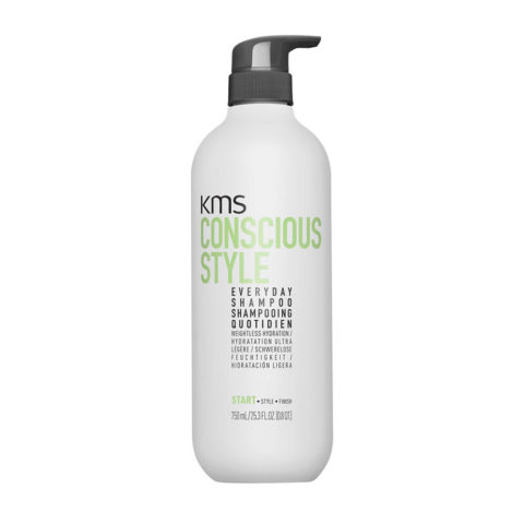KMS Conscious Style Everyday Shampoo 750ml - shampoo for normal or fine hair