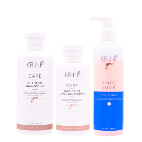 Keune You Color Elixir Treatment Cool Blonde -neutralizing treatment for blond, gray and white hair