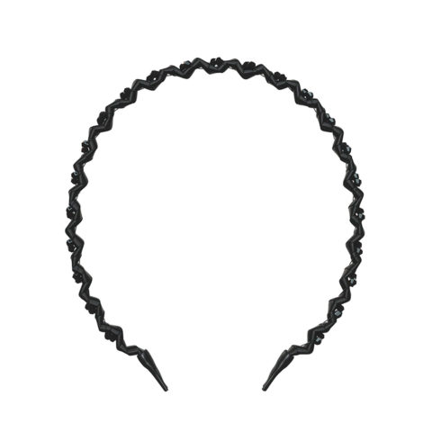 Invisibobble Hairhalo True Dark Sparkle - adjustable headband