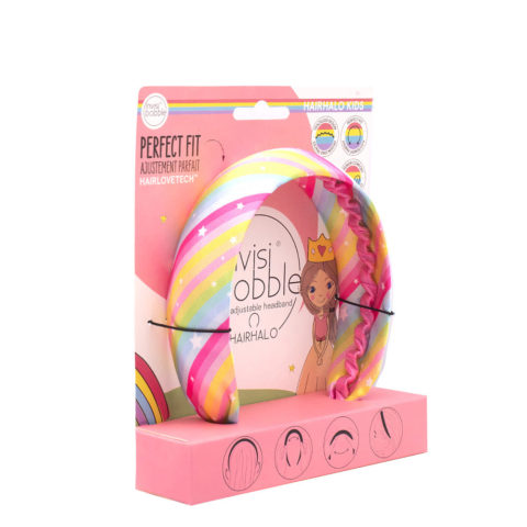 Invisibobble Kids Hairhalo Rainbow Crown - adjustable headband