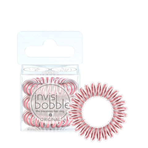 Invisibobble Original Bella Rosa Galaxy - elastic with metallic pink spriral