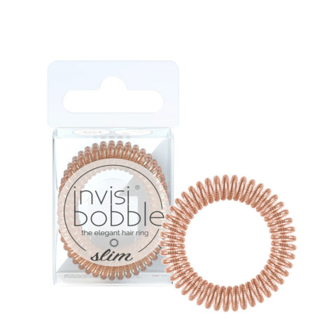 Invisibobble Original Bronze Of Beads - bronze spiral elastic